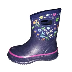 kids neoprene rubber boots
